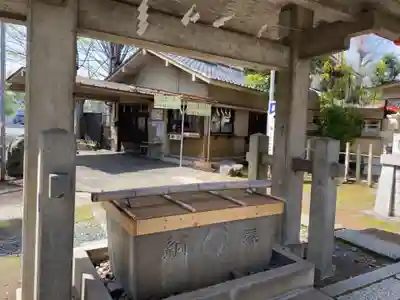 戸部杉山神社の手水舎