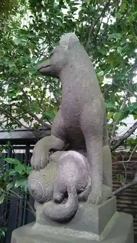 古地老稲荷神社の狛犬