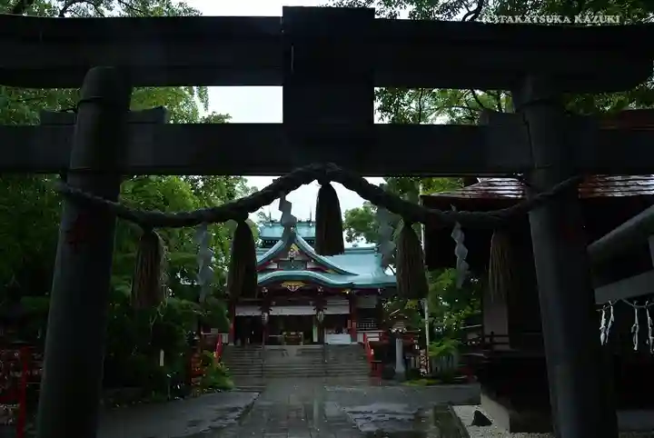 多摩川浅間神社の鳥居
