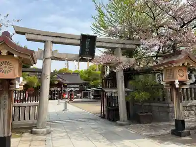 阿部野神社の鳥居