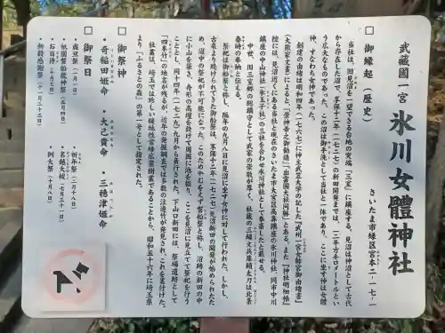 氷川女體神社の{uncategorized: "未分類", other: "その他", undefined: "問題あり", building: "その他建物", grave: "お墓", sacred_gate: "鳥居", guardian: "狛犬", statue: "像", buddha: "仏像", history: "歴史", nature: "自然", garden: "庭園", animal: "動物", pagoda: "塔", temizu: "手水舎", mountain_gate: "山門・神門", sanctuary: "本殿・本堂", subordinate: "末社・摂社", art: "芸術", scenery: "景色", jizo: "地蔵", ema: "絵馬", goshuin: "御朱印", omikuji: "おみくじ", items: "授与品その他", amulet: "お守り", goshuincho: "御朱印帳", eats: "食事", festival: "お祭り", votive_dance: "神楽", shichigosan: "七五三参", wedding: "結婚式", experience: "体験その他", initially: "初詣", around: "周辺", anti_infection: "感染症対策"}