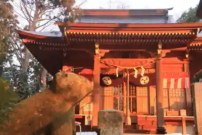 阿久津「田村神社」(郡山市阿久津町)旧社名:伊豆箱根三嶋三社の本殿・本堂