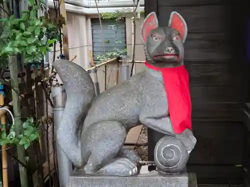 茶ノ木神社の狛犬