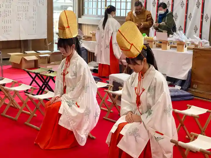 釧路一之宮 厳島神社の初詣