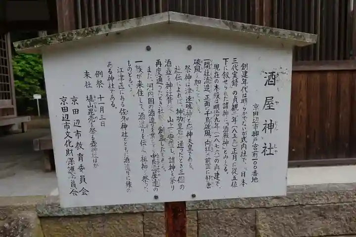 酒屋神社の歴史