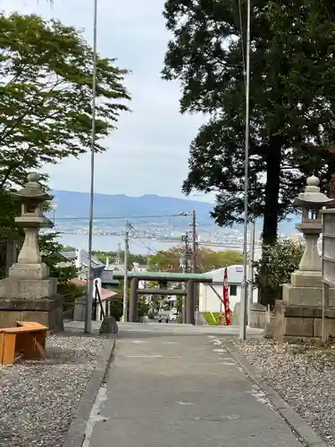 船魂神社の景色