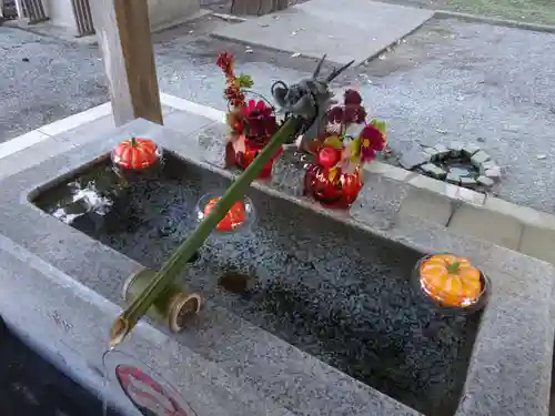 川勾神社の手水舎