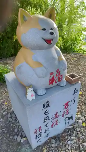 鹿角八坂神社の狛犬