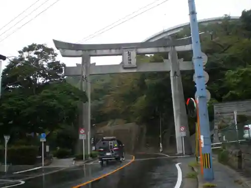 和布刈神社の鳥居