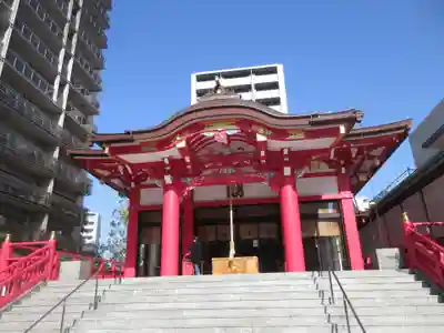 成子天神社の本殿・本堂