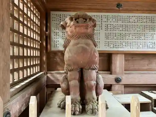 蒼柴神社の狛犬