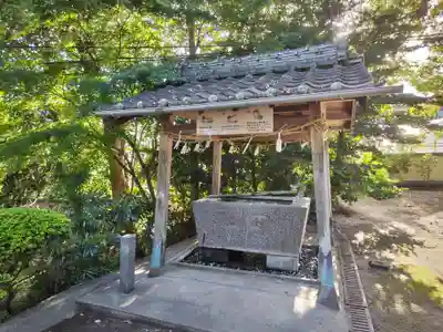 諏訪神社の手水舎