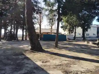 諏訪神社の庭園