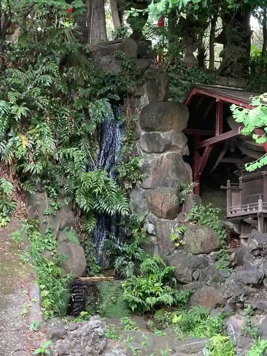 王子稲荷神社の庭園