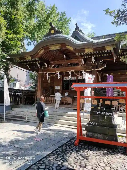 下谷神社の本殿・本堂
