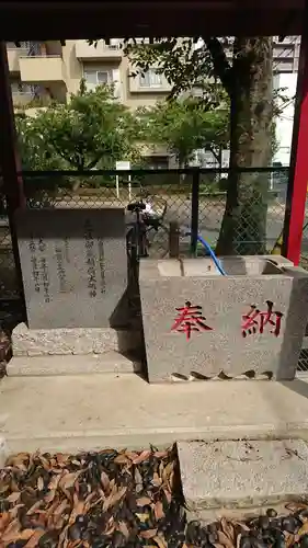御蔵稲荷神社の手水舎