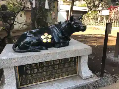 新井天神北野神社の狛犬