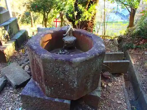 安櫻山御嶽神社の手水