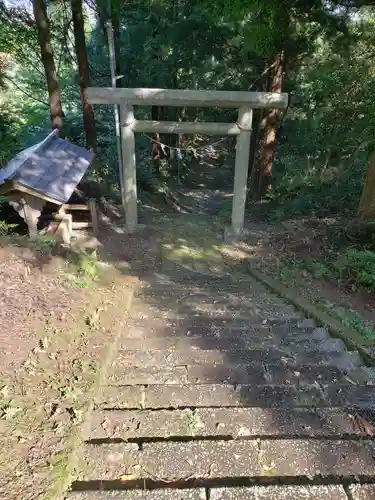 白山神社の鳥居