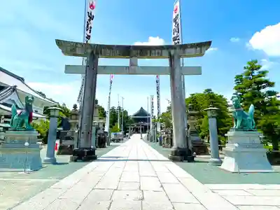 豊川閣　妙厳寺の鳥居