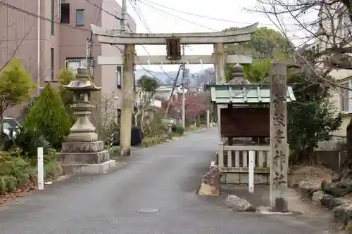 許波多神社（小幡東中鎮座）の鳥居