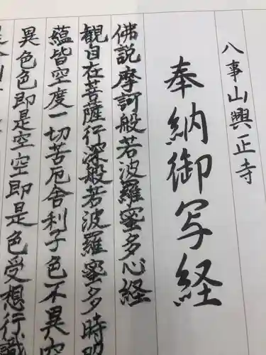 八事山 興正寺の体験その他