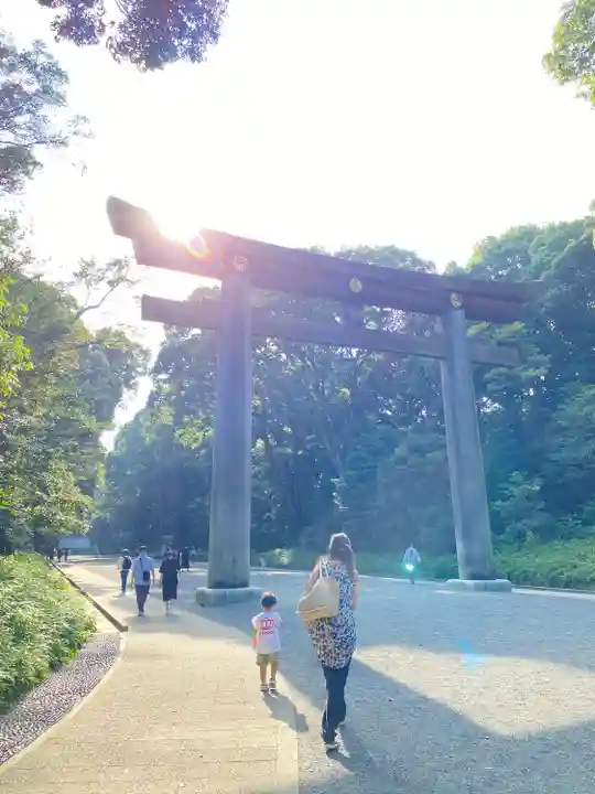 明治神宮の鳥居