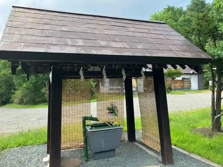 留辺蘂神社の手水舎