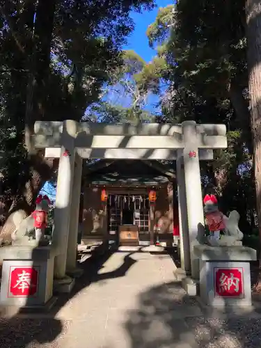 息栖神社の鳥居