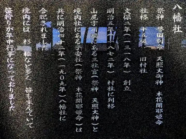 八幡社(山尻町)の歴史