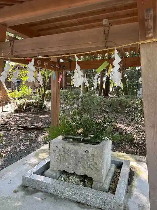 諏訪八幡神社の手水舎