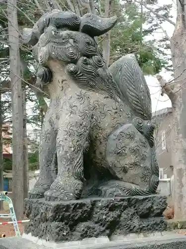 発寒神社の狛犬