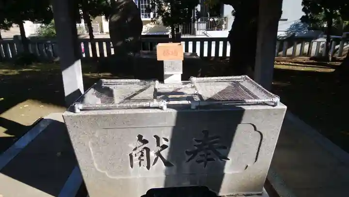 諏訪神社の手水舎