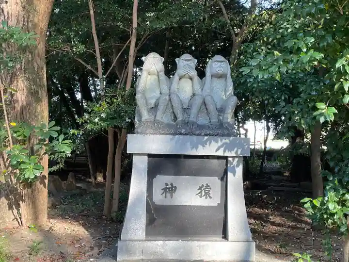 不乗森神社の狛犬