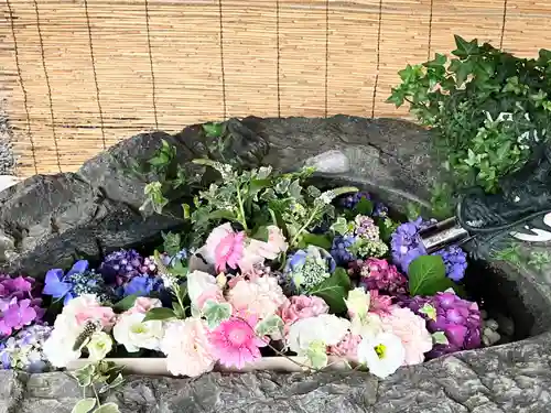 厚別神社の手水