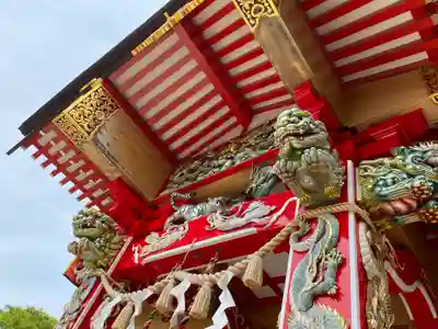 加波山神社真壁拝殿の芸術