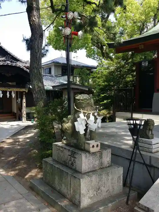 稲爪神社の狛犬