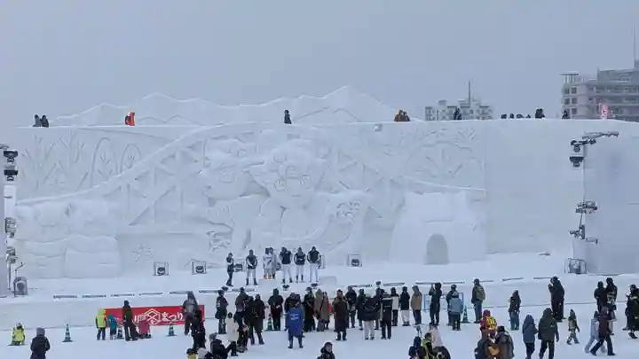 上川神社頓宮の周辺