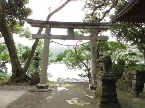 波布比咩命神社の鳥居