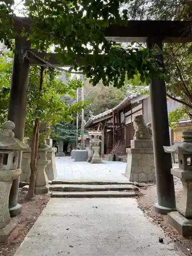 上野神社の鳥居