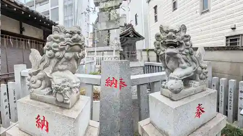 荻窪白山神社の狛犬