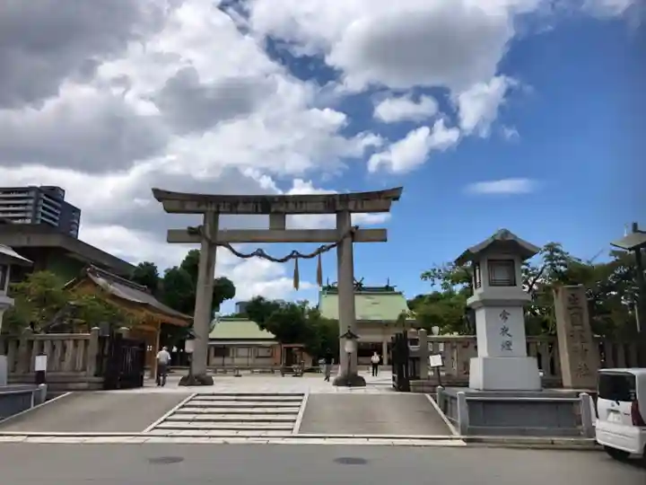 難波大社 生國魂神社の鳥居
