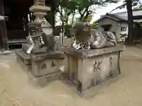 津田天満神社の狛犬