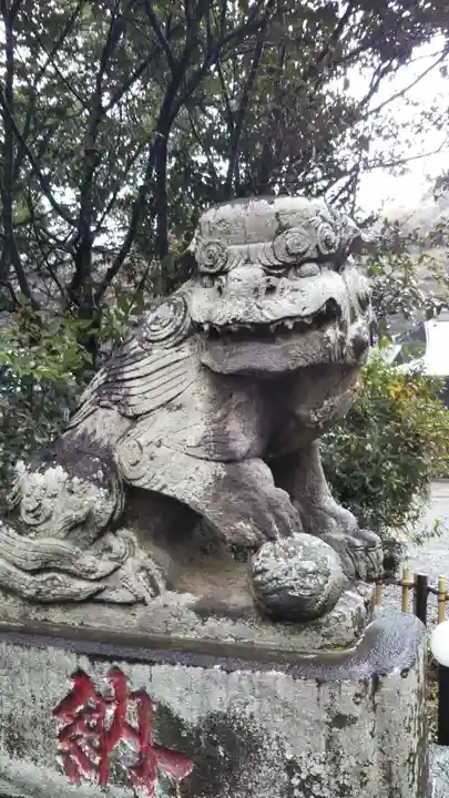 畑子安神社の狛犬