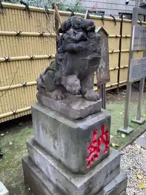 高円寺氷川神社の狛犬