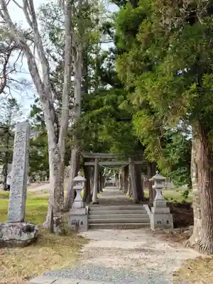 山津見神社の鳥居