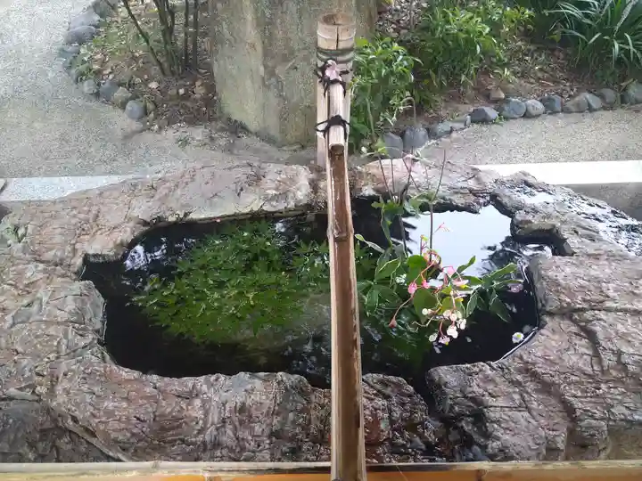阿智神社の手水舎