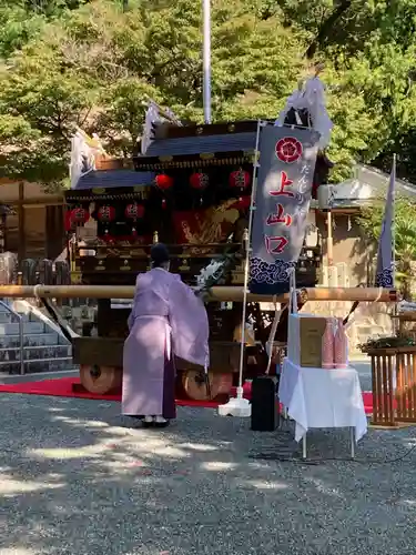 公智神社のお祭り