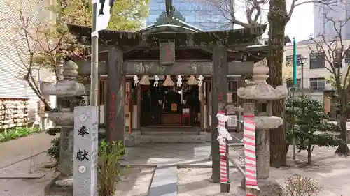 櫛田神社の鳥居