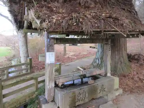 白河神社の手水